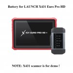 Battery Replacement for LAUNCH X431 Euro Pro HD Scan Tool